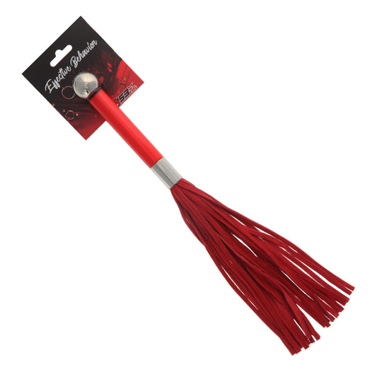 FLOGGER RED/METAL HANDLE 15IN LEATHER