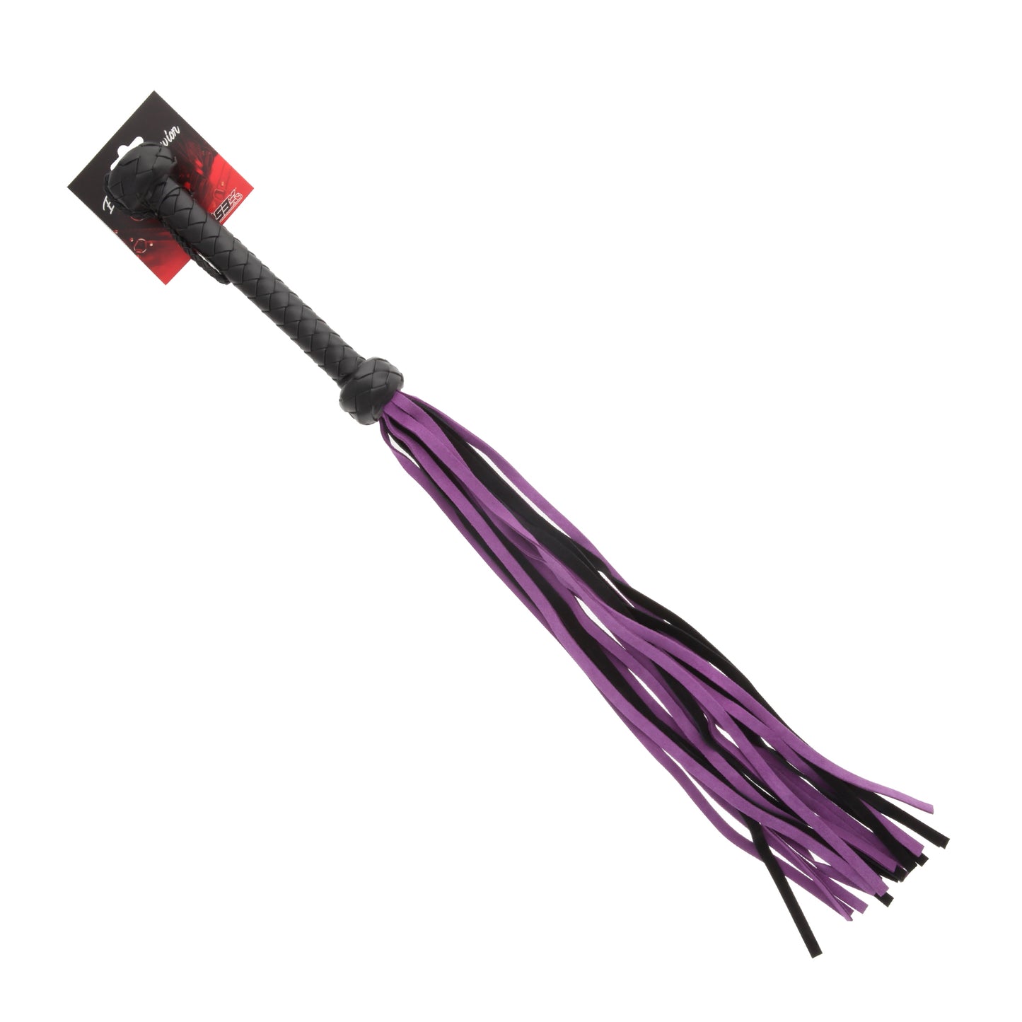 FLOGGER BLACK/PURPLE 26IN LEATHER