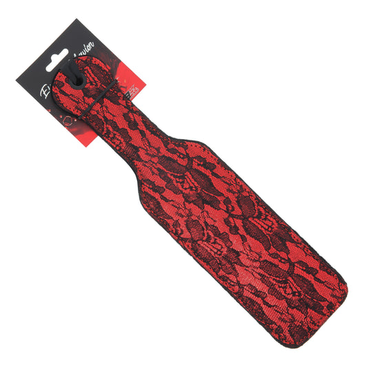 Red & Black Lace Paddle