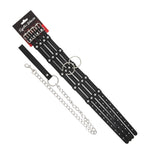 COLLAR RED PVC FENCE STACKED W/LEASH