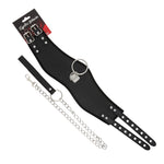 COLLAR RED PVC THROAT GUARD W/LEASH