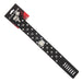 COLLAR BLACK PVC W/LARGE SPIKES - Sunset Novelties