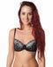 Lacy Scalloped Bra in Black