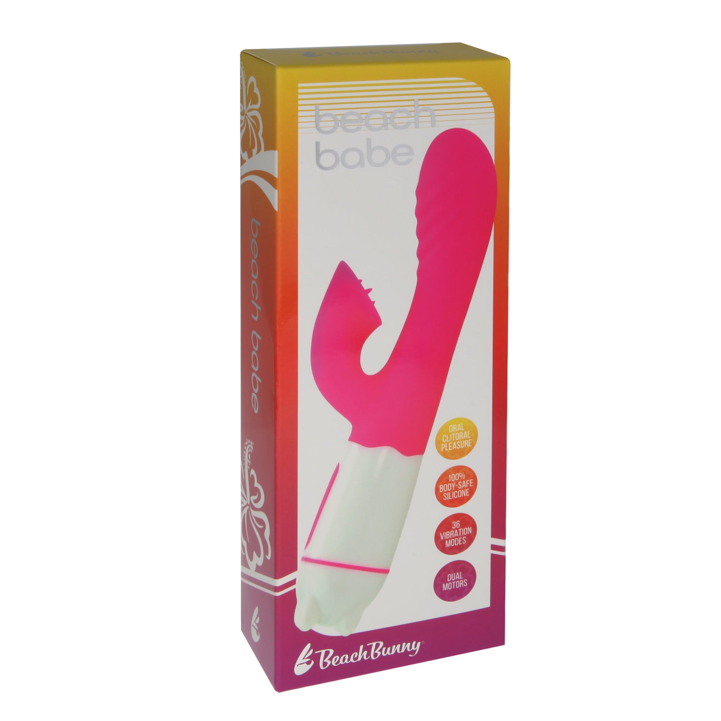Bendable Rabbit Vibrator with Clitoral Licking - Beach Babe
