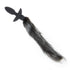 Tail Tell Vibrating & Wagging Tail Anal Plug Black & Grey