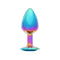 BOTTOM JEWELS MULTICOLOR ALLOY W/BLUE JEWEL SMALL PLUG