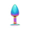 MULTICOLOR ALLOY SMALL PLUG/PINK JEWEL