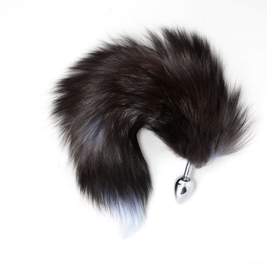 FOX TAIL BLACK/GRAY