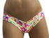 Neon Rainbow Leopard Mini Booty Shorts