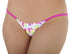 Neon Rainbow Leopard Thong