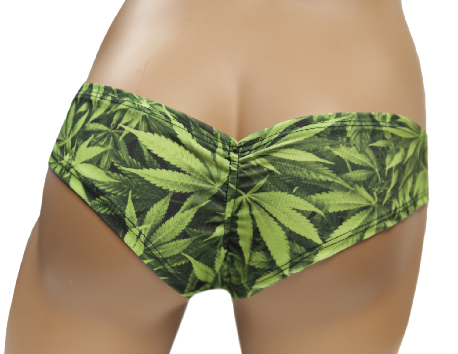 Cannabis Mini Booty Shorts