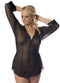 Plus Size Button Front Boyfriend Shirt Black