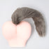 FAUX FOX TAIL GRAY