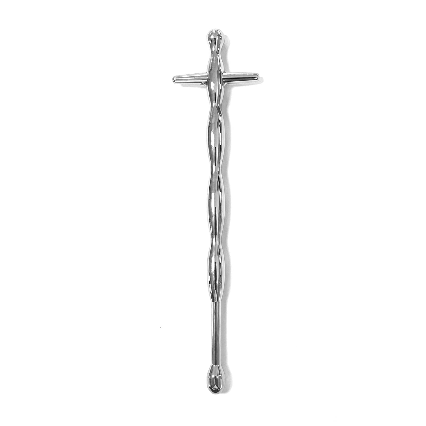 URETHRAL STAINLESS 5IN SMOOTH WITH CROSS TOP