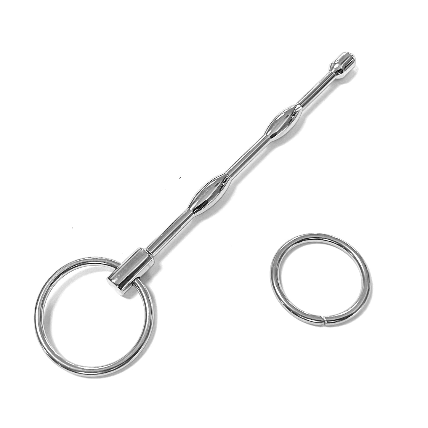 URETHRAL STAINLESS 5IN BEAD WITH RING END