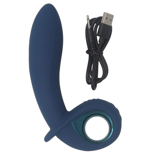 Alpha Inflatable Anal Plug - Blue