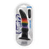 VIBRATING RIBBED RAINBOW PEGGING PROBE