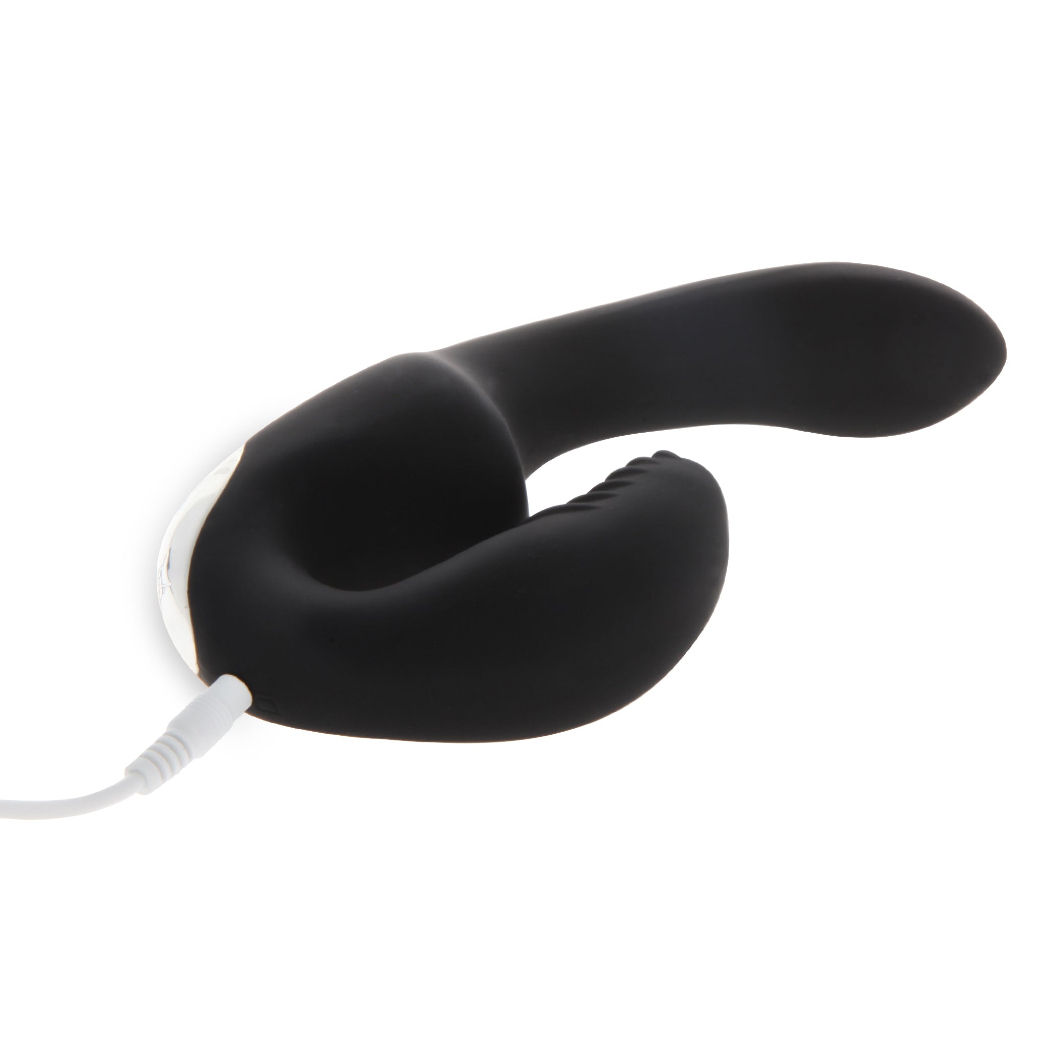 STRAPLESS STRAP-ON COUPLES TOY BLACK