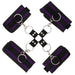 Tease and Torment Hog Tie Set - Purple