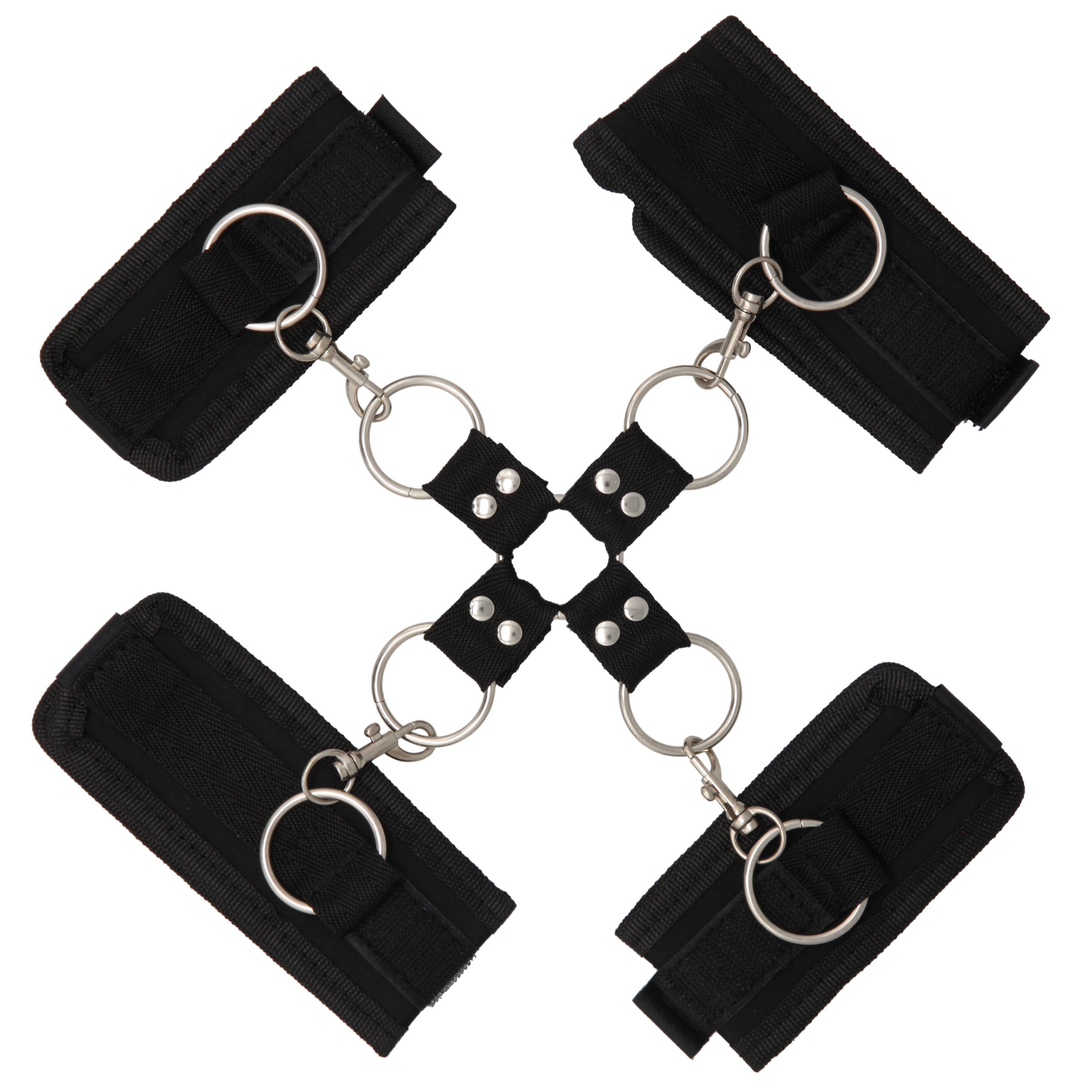 Tease and Torment Hog Tie Set - Black