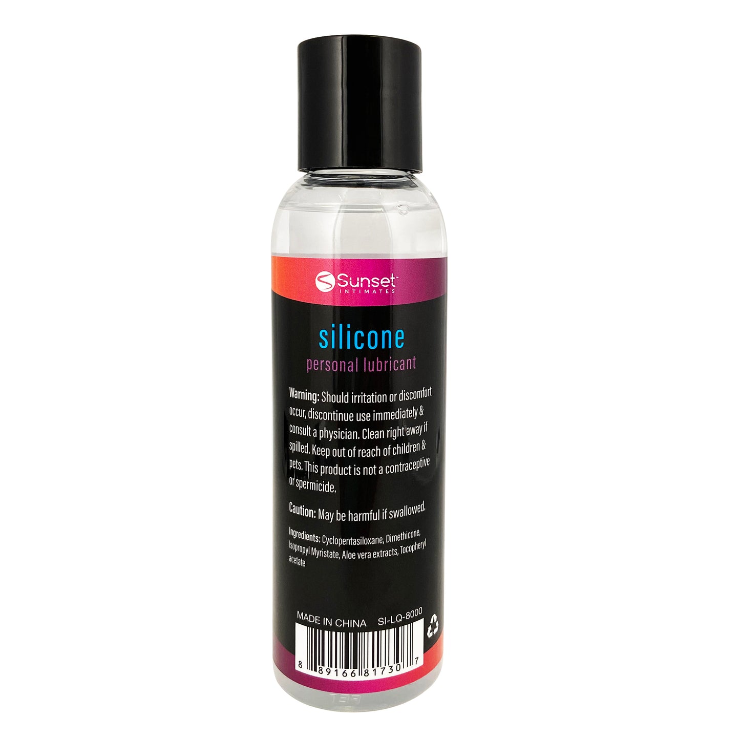 Sunset Intimates Silicone Personal Lubricant