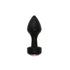 BOTTOM JEWELS BLACK ALLOY W/ PINK JEWEL SMALL PLUG