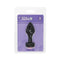 BOTTOM JEWELS BLACK ALLOY W/ PINK JEWEL SMALL PLUG