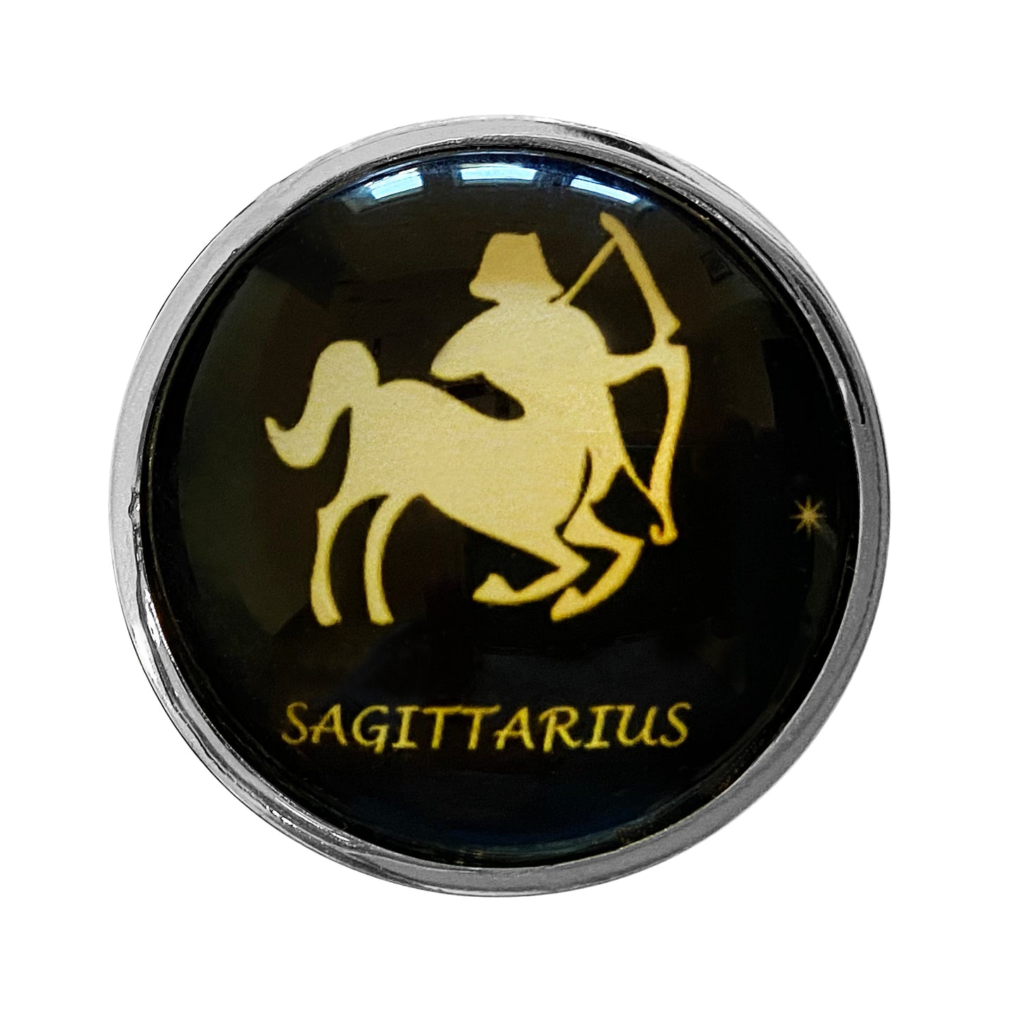 Zodiac Stainless Butt Plug, Sagittarius
