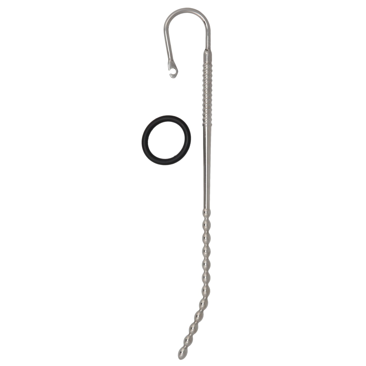 Curved Urethral Sounding Rod with Removable Glans Ring