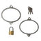 WRIST CUFFS STAINLESS WITH LOCK - Sunset Novelties