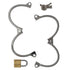 WRIST CUFFS STAINLESS XSMALL WITH LOCK