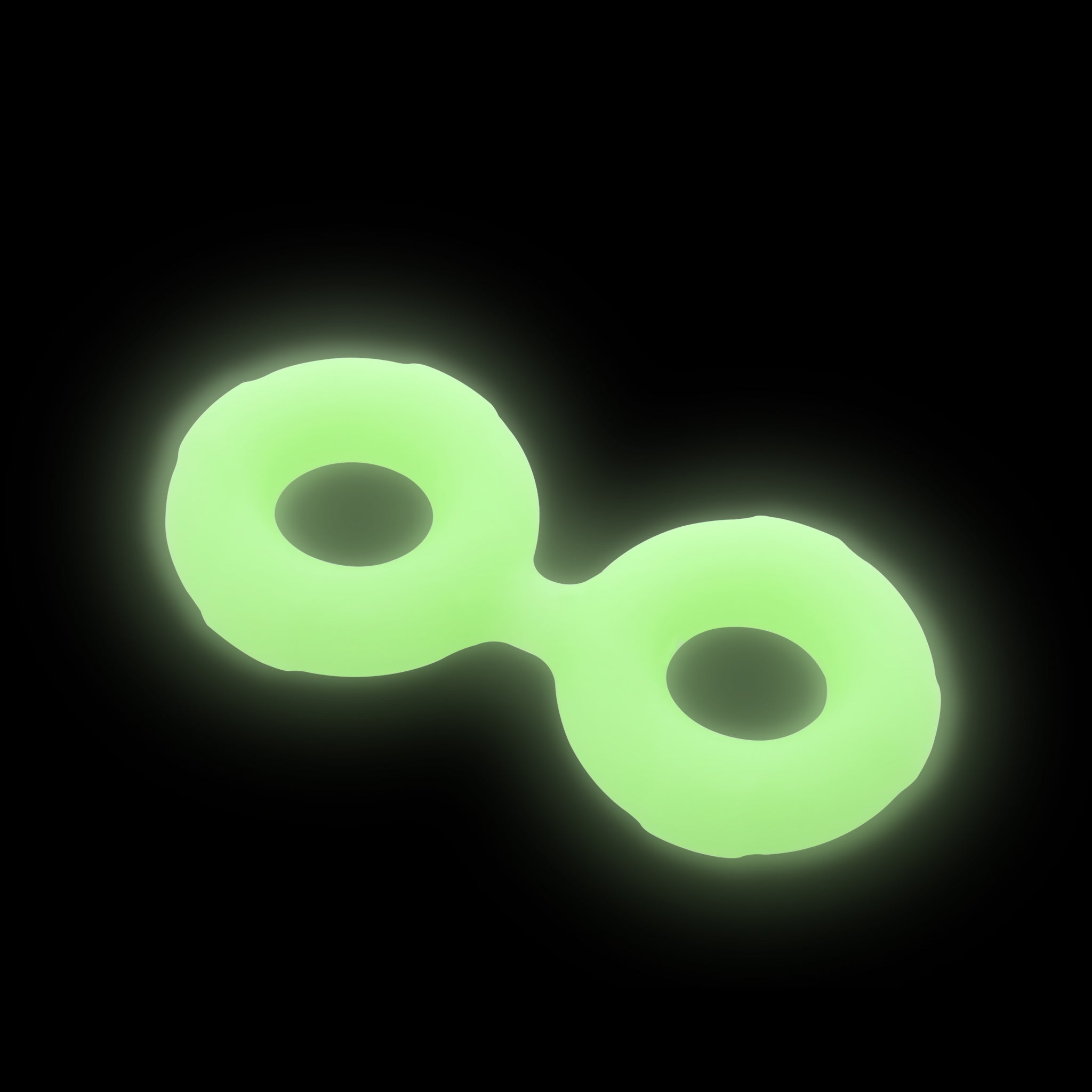 Glow in the Dark Double Cock Ring - The Nova