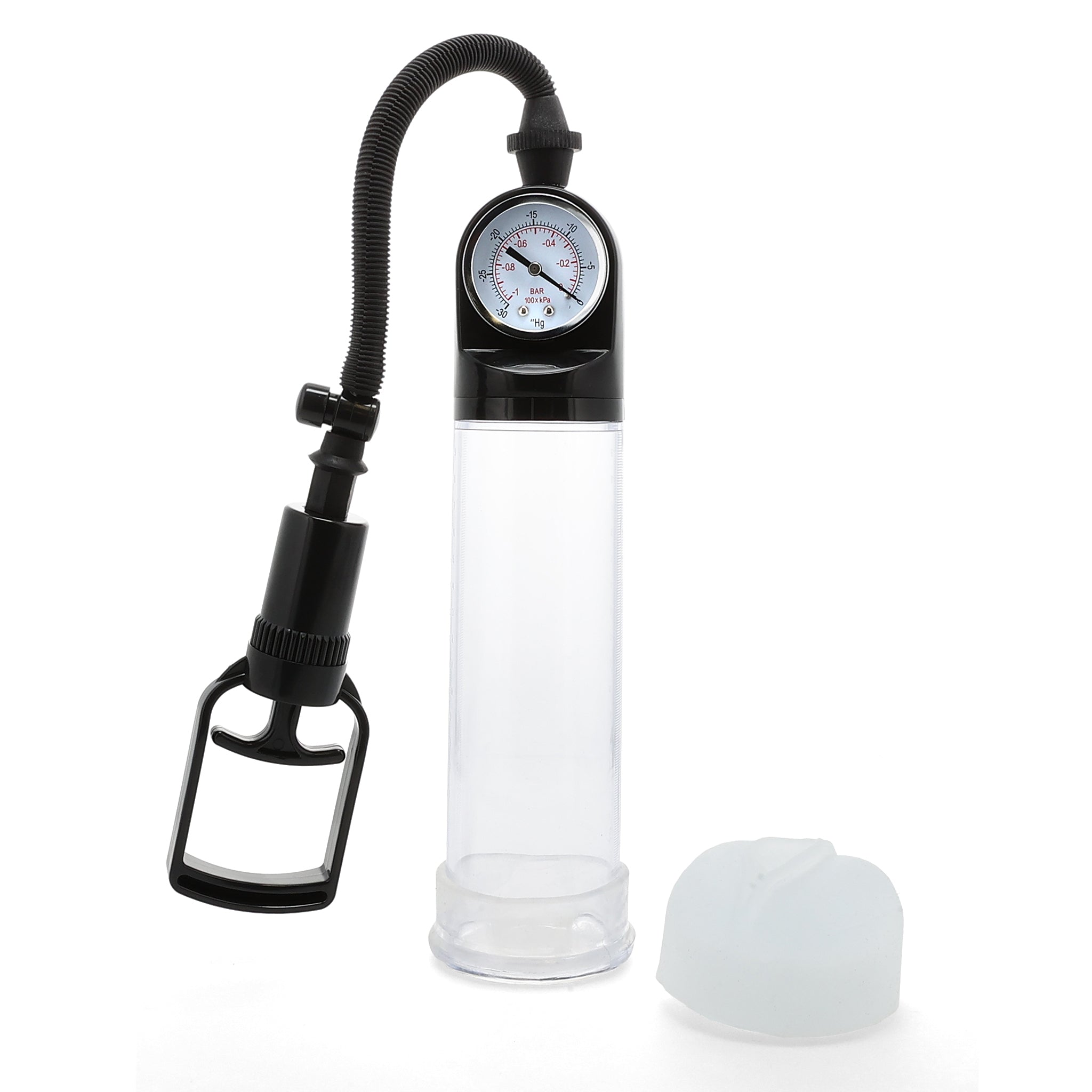 Trigger Man Penis Pump with Air Pressure Gauge