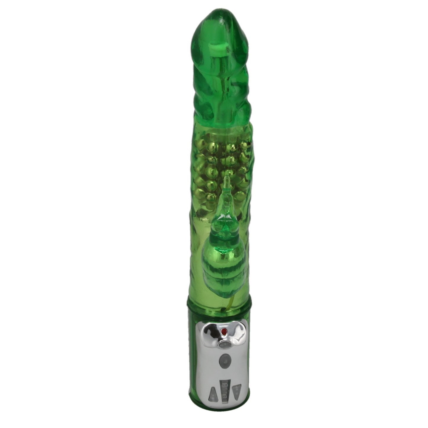 Realistic Shaped Rabbit Vibe with Beads - G-Spot Nub Bunny Teaser