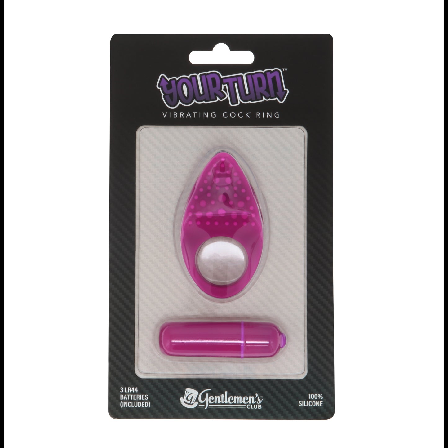 Vibrating Combo Cock Ring and Finger Vibe - Your Turn