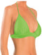 Thick Band Triangle Bikini Top Neon Lime