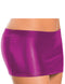 Mini Skirt Metallic Fuschia