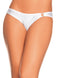Jeweled Ring Rouched Back Bottom White