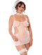 Plus Size White Bridal Lingerie - 5 Piece Set