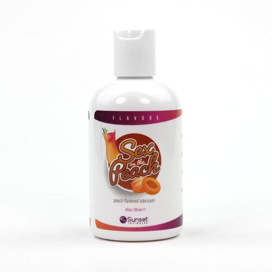 Succulent Sweet Peach Flavored Water-Based Lube 4.oz.